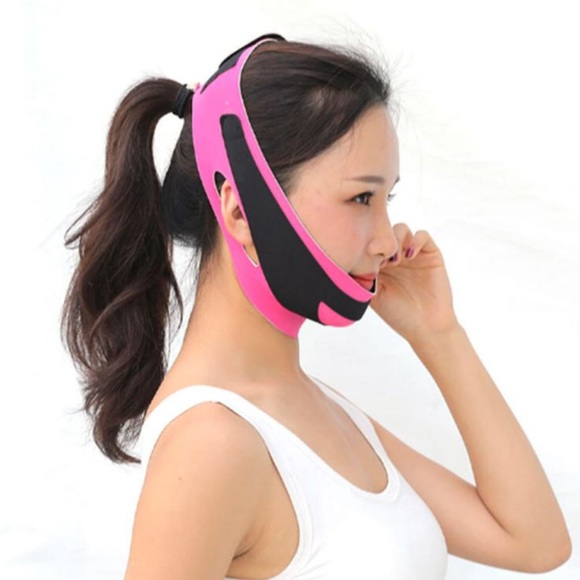 NEOPRENE FACE SHAPER SLIMMING JAW STRAP MASK - Picture 4 of 9